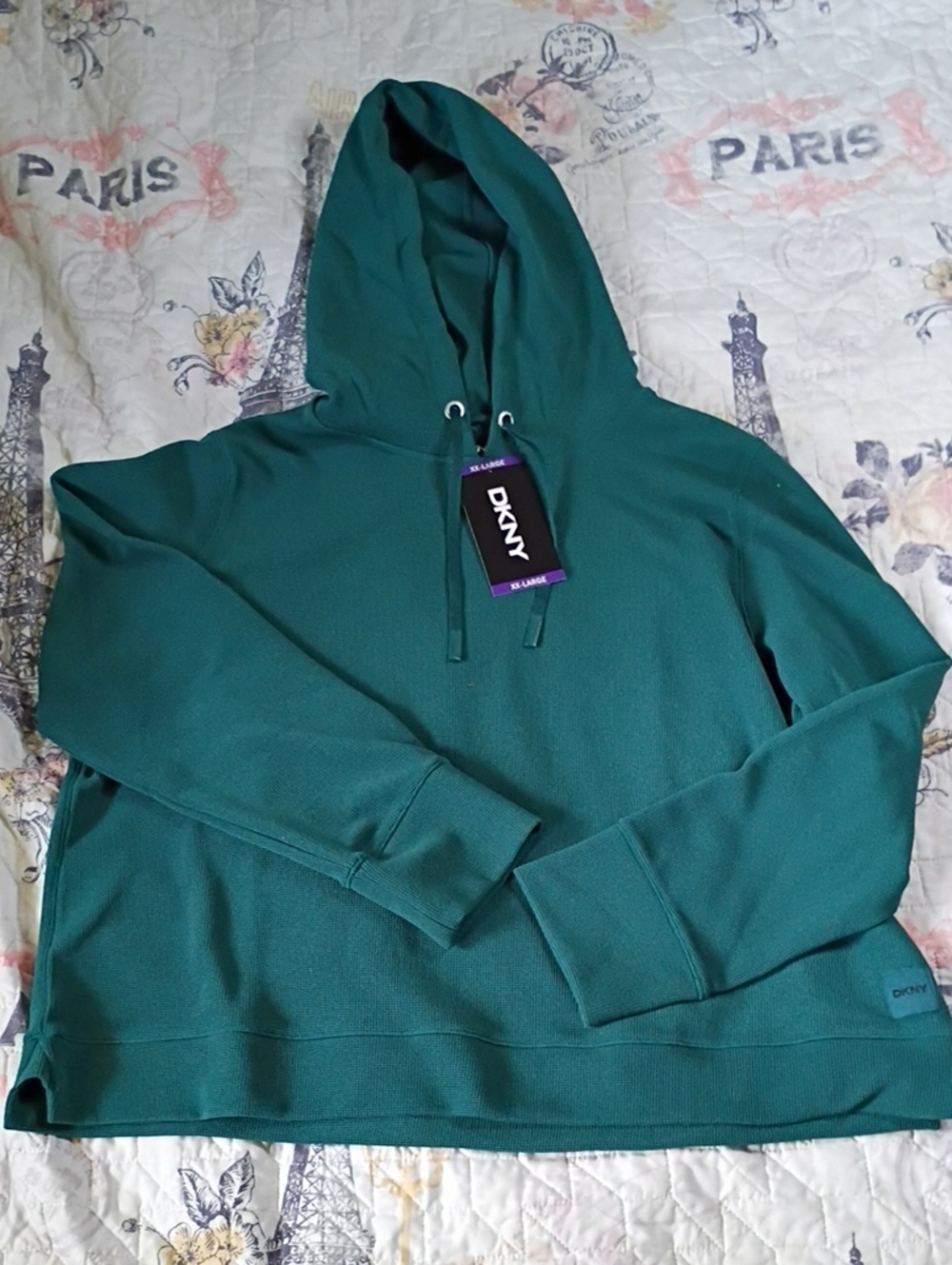 NWT DKNY Deep Green Hoodie